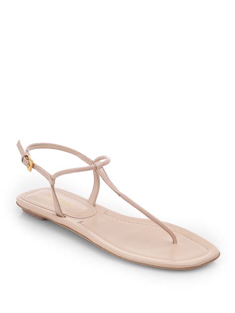 prada thong pink|prada sandals women's.